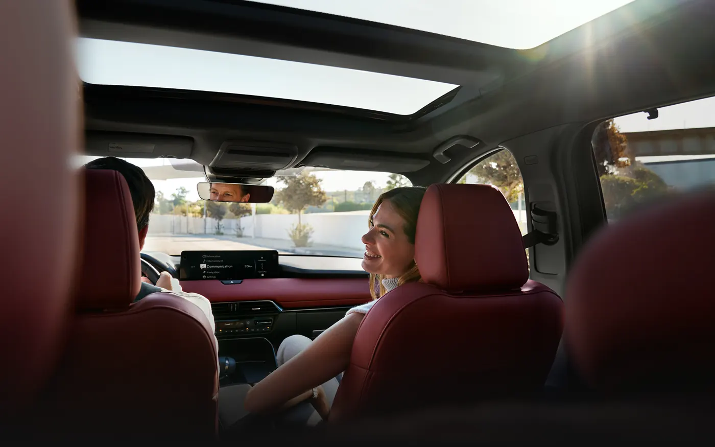 Friends riding in the 2-row 2027 Mazda CX-90 | Selma Mazda in Selma CA