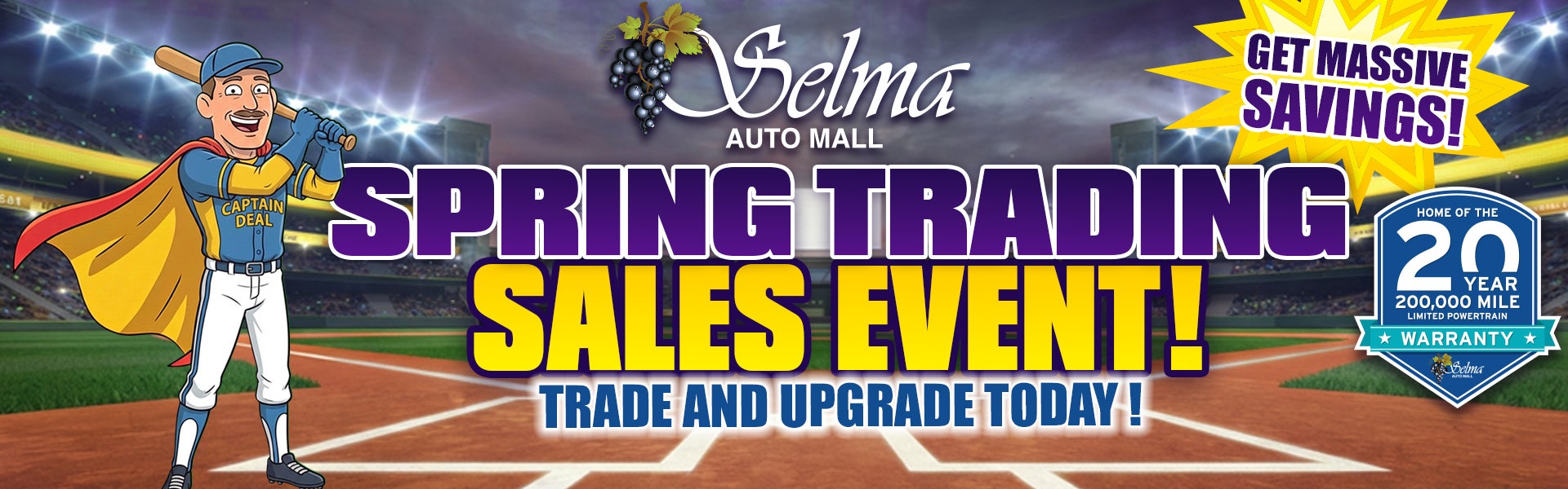 SPRING TRADING SALES EVENT 