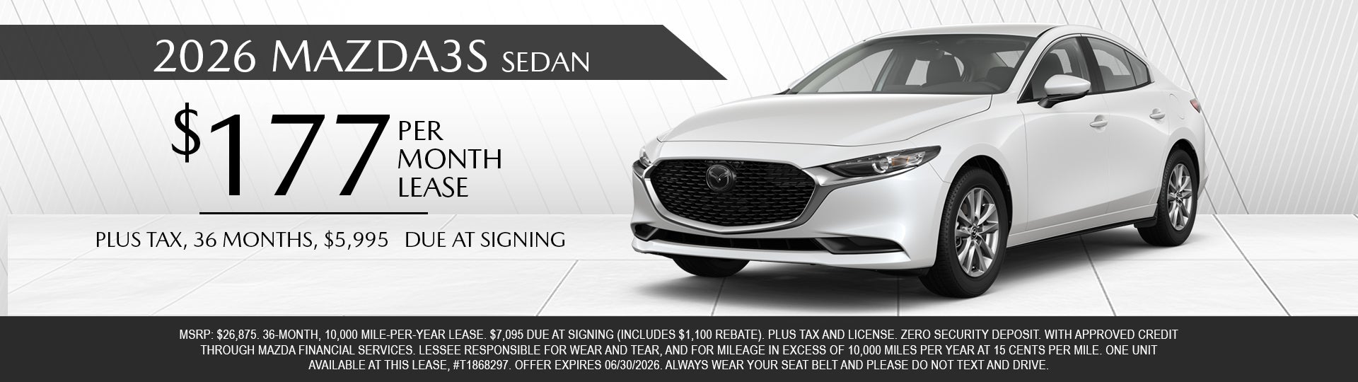 2026 Mazda 3S